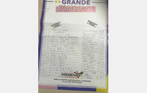 RESULTATS TOMBOLA DU 24/06/2022