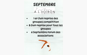 Infos rentrée