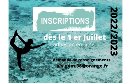 Inscriptions 2022-2023